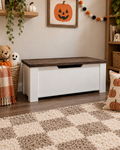 Handmade Kids Toy Chest | Rustic Farmhouse Wooden Storage Bench