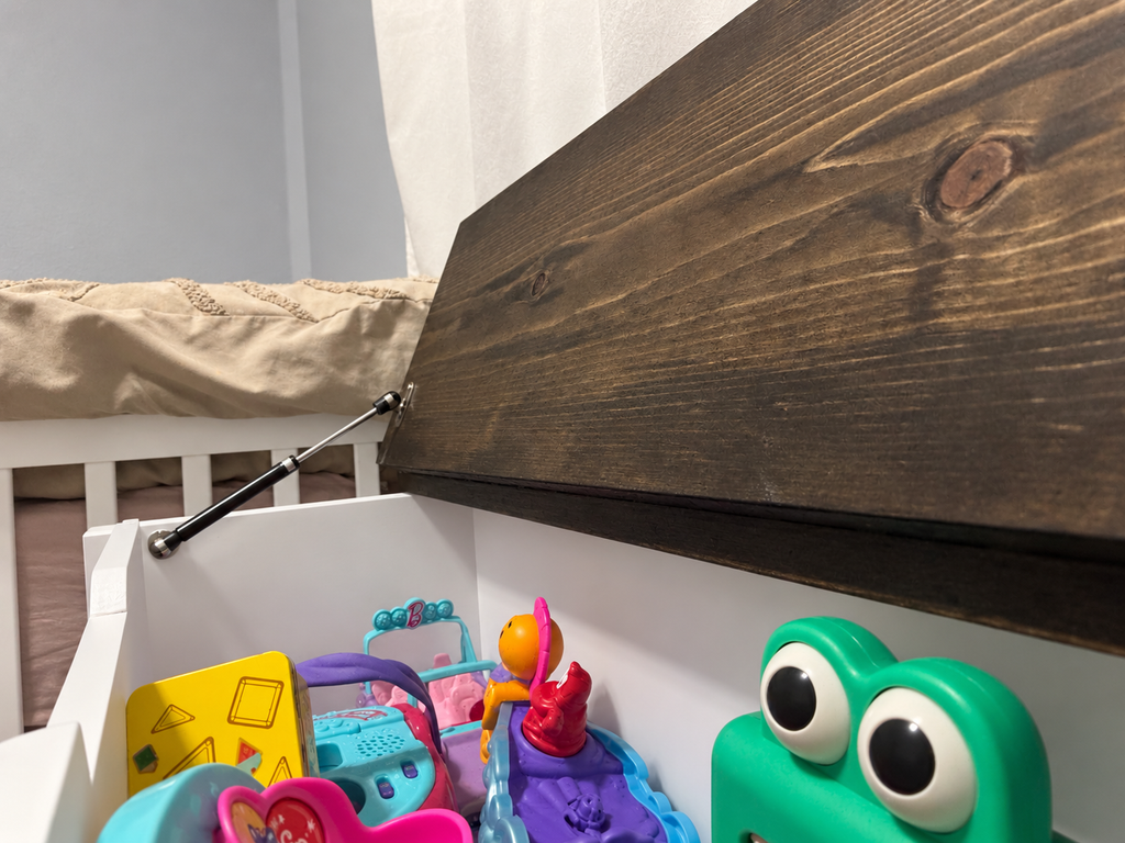 Handmade Kids Toy Chest | Rustic Farmhouse Wooden Storage Bench